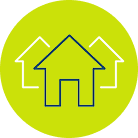 green housing icon